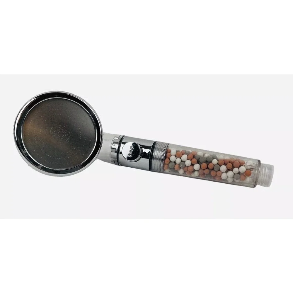 NEW Nortex Ecowater Spa Cleansing Mineral Shower Head Improve Hair & Skin Health